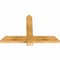 Ekena Millwork Eugene Rough Sawn Timber Gable Bracket, Western Red Cedar, 36"W x 24"H x 2"D x 4"F, 16/12 Pitch GBW036X24X0204EUG00RWR - alternate 5
